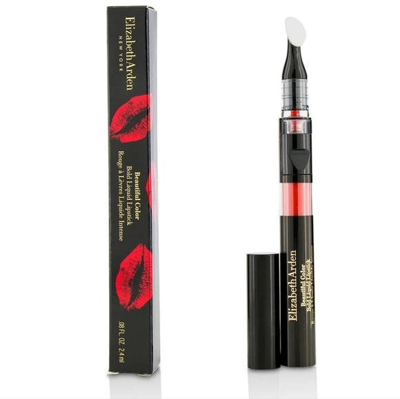 Elizabeth Arden Lipstick BOLD LIQUID #07 Fearless Red .08 oz NIB - Picture 1 of 6